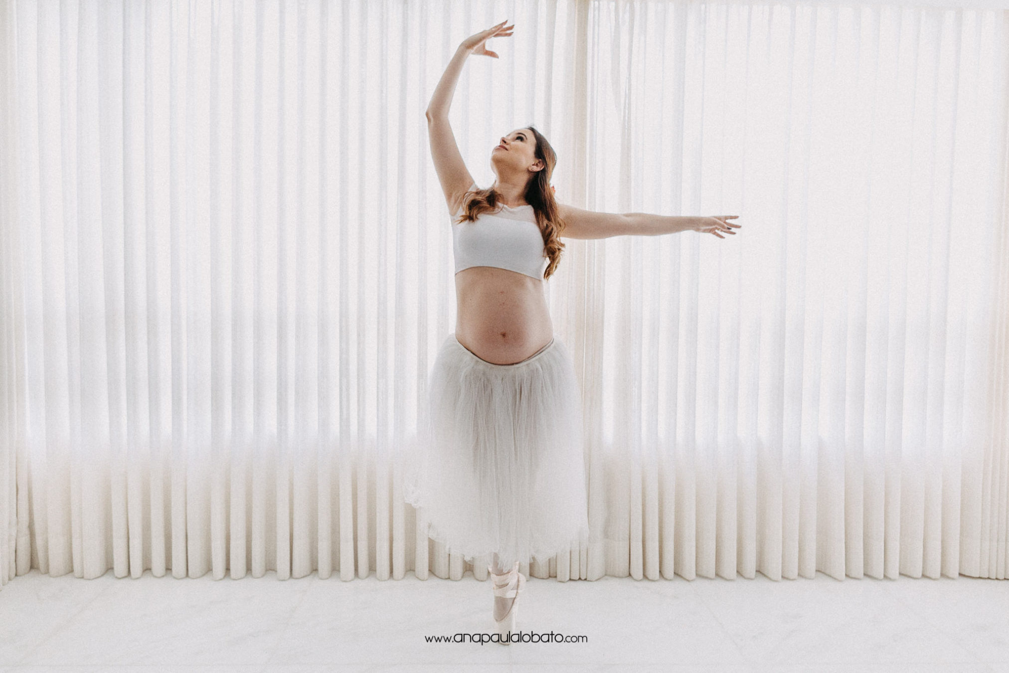 foto de gravida bailarina