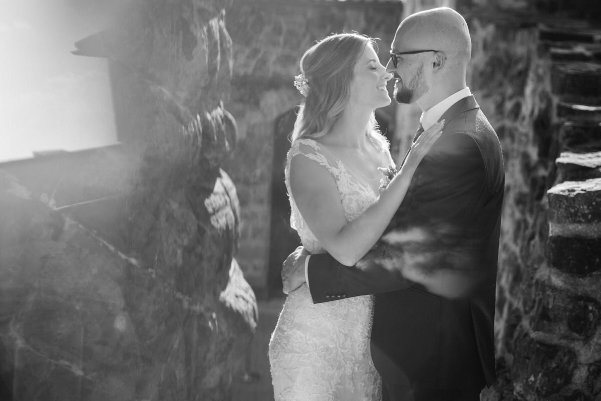 foto de casamento preto e branca